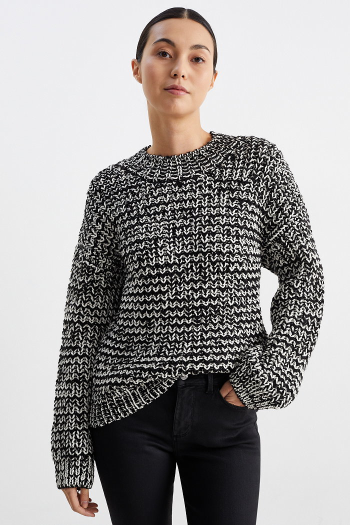 C&A Sweter, Biały, Rozmiar: XS