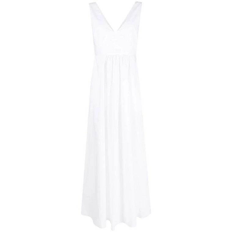 Elegancka Sukienka Maxi Styl Bianco P.a.r.o.s.h.