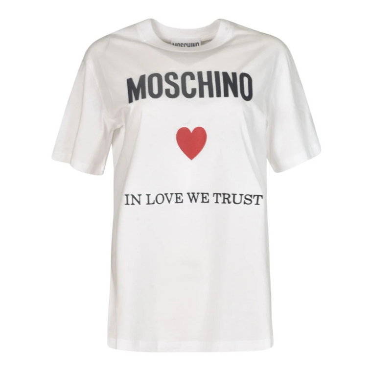 Stylowe T-shirty i Pola Moschino