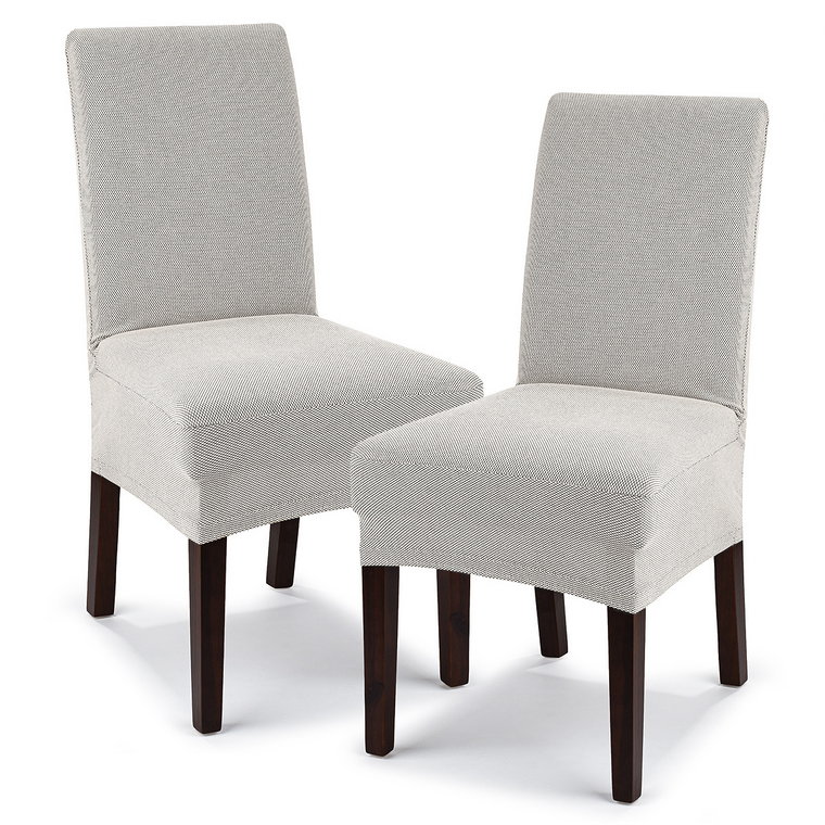 4Home Pokrowiec multielastyczny na krzesło Comfort cream, 40 - 50 cm, 2 szt.