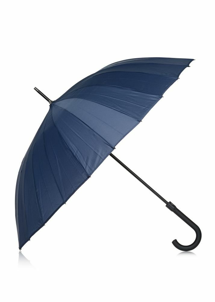 Granatowy duży parasol męski