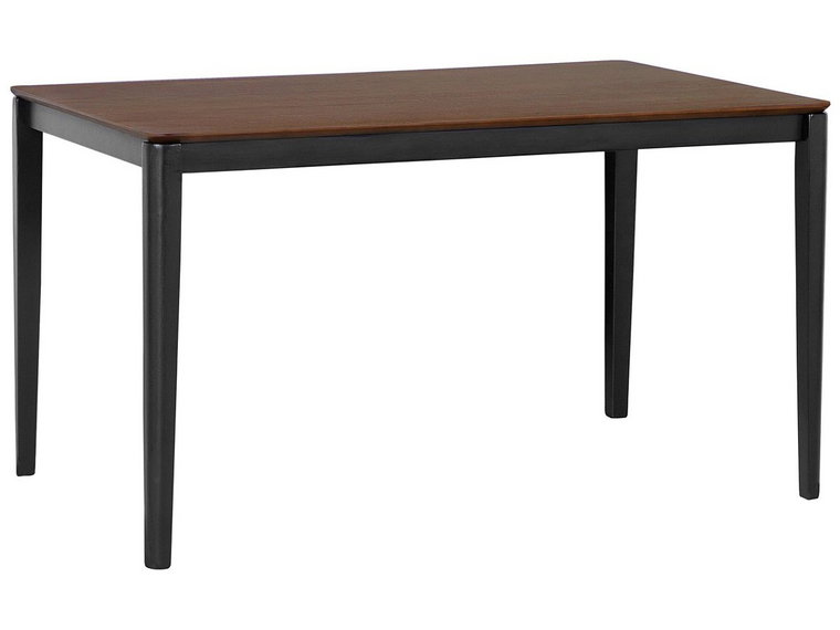 Stół do jadalni BELIANI Cedar, czarny, 135x80x75 cm