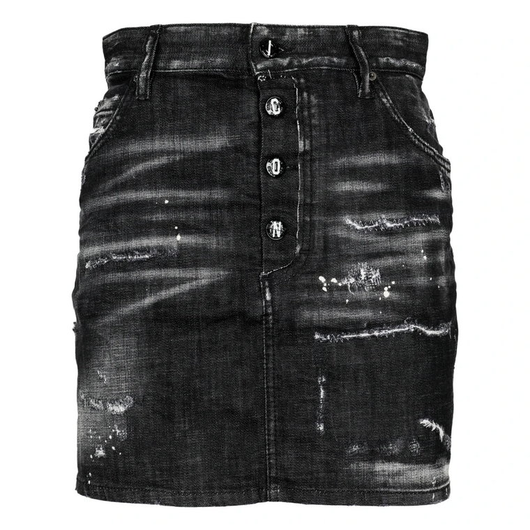 Denim Skirts Dsquared2