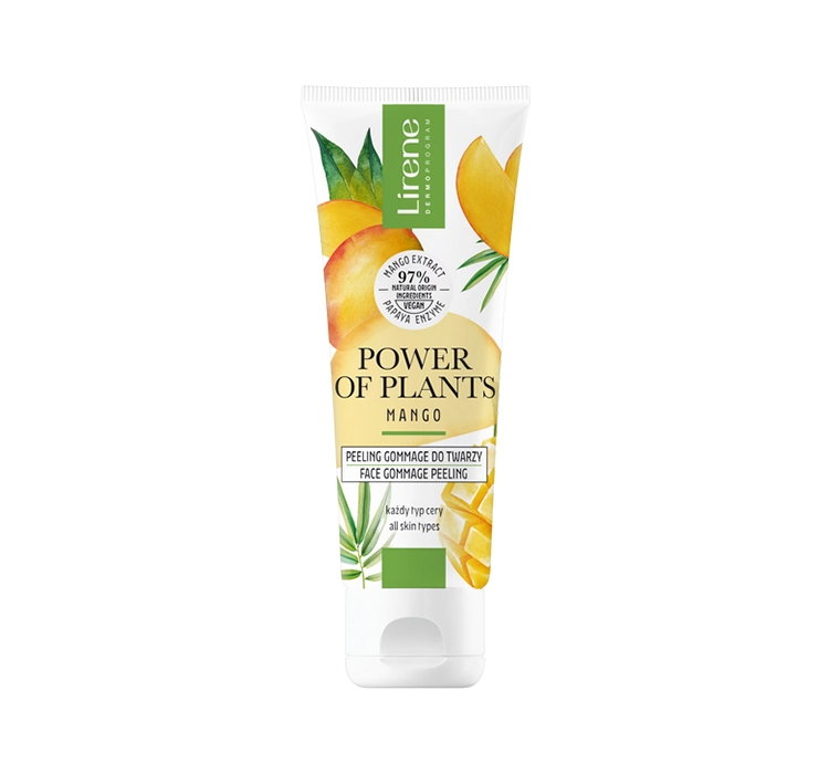 LIRENE POWER OF PLANTS MANGO PEELING GOMMAGE DO TWARZY 75ML