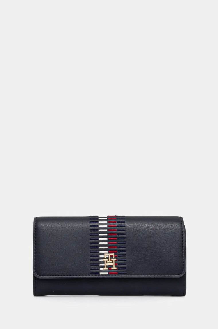 Tommy Hilfiger portfel damski kolor granatowy AW0AW17366