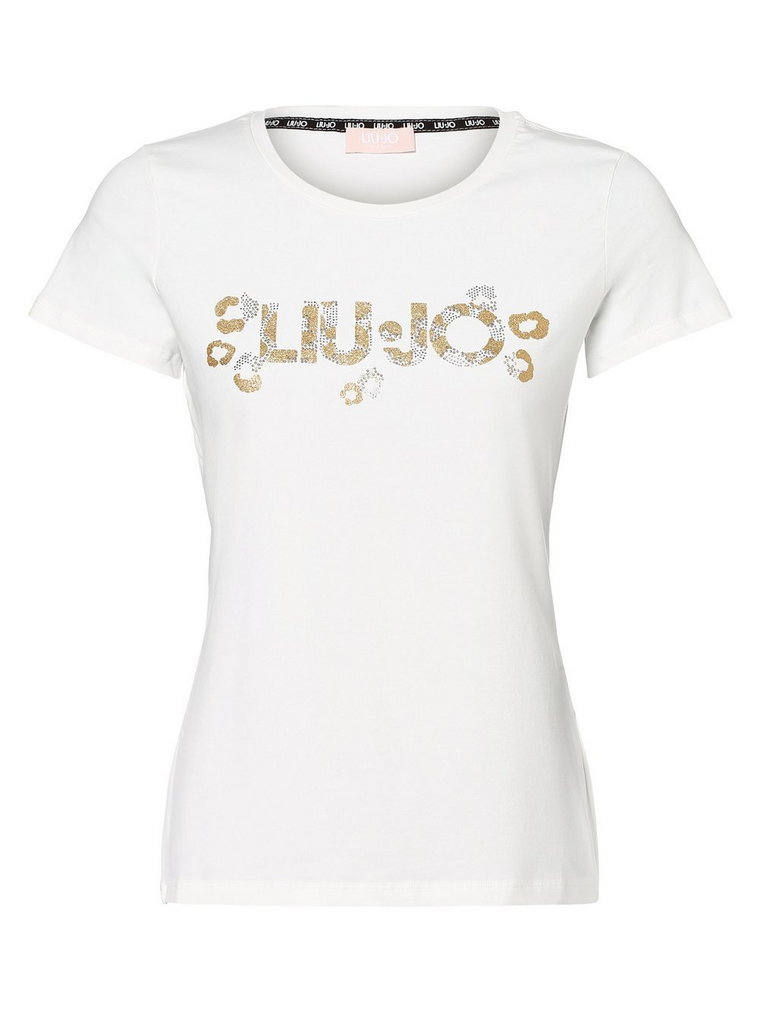 Liu Jo Collection - T-shirt damski, biały