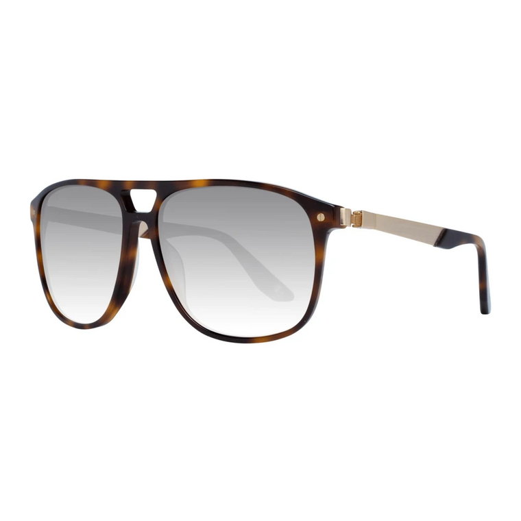 Brązowe Okulary Przeciwsłoneczne Kwadratowe dla Mężczyzn BMW