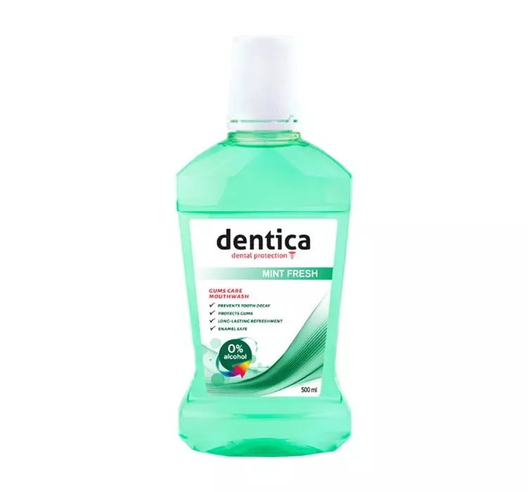 DENTICA DENTAL PROTECTION PŁYN DO HIGIENY JAMY USTNEJ MINT FRESH 500ML