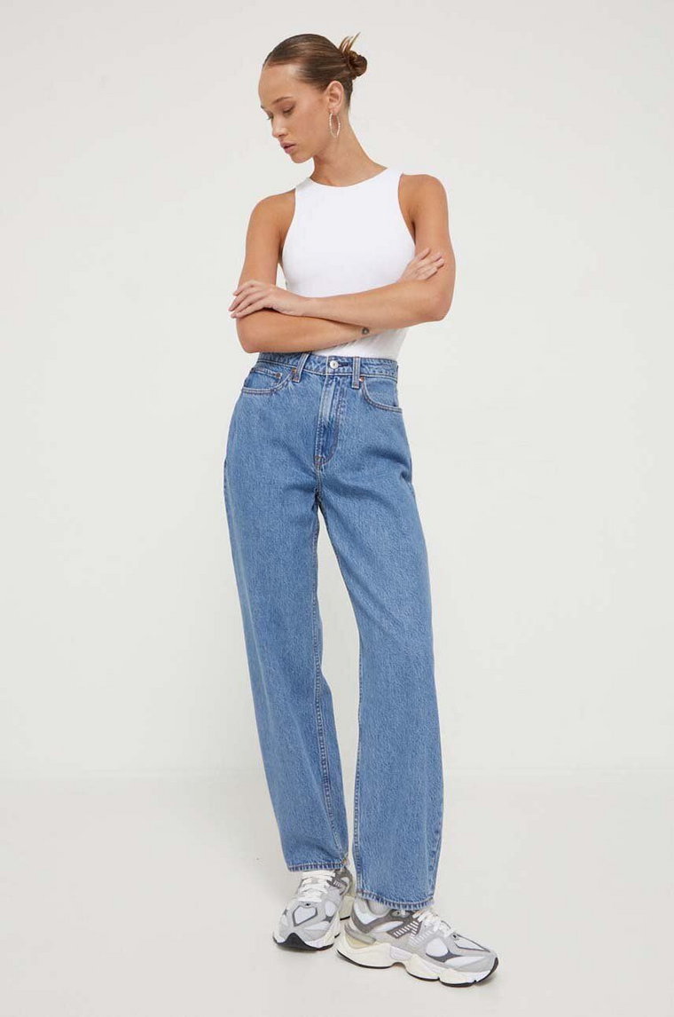 Abercrombie & Fitch jeansy damskie high waist