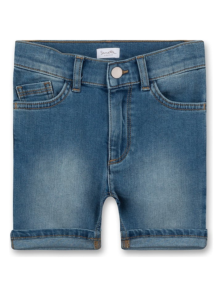 Sanetta Kidswear Szorty dżinsowe w kolorze niebieskim