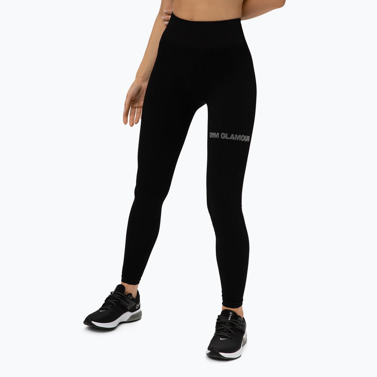 Legginsy treningowe damskie Gym Glamour Push Up black