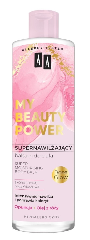 AA My Beauty Power Supernawilżający Balsam do ciała Opuncja/Rose glow 400ml