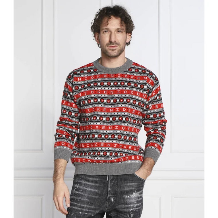 Kenzo Wełniany sweter | Regular Fit