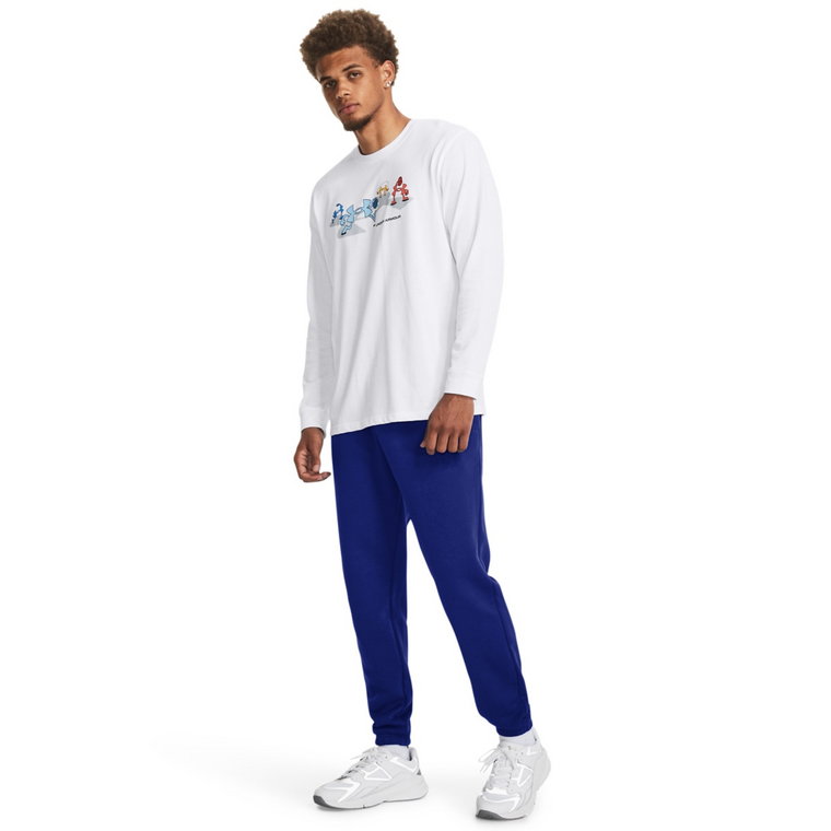 Męskie spodnie dresowe Under Armour UA Icon Fleece Jogger - granatowe