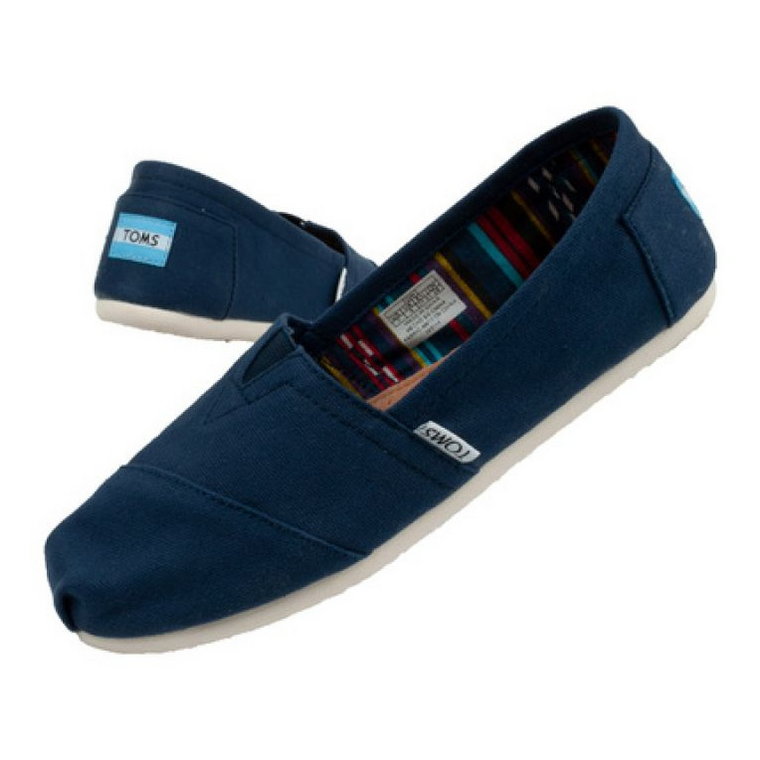 Buty espadryle Toms Classics W 0873 granatowe