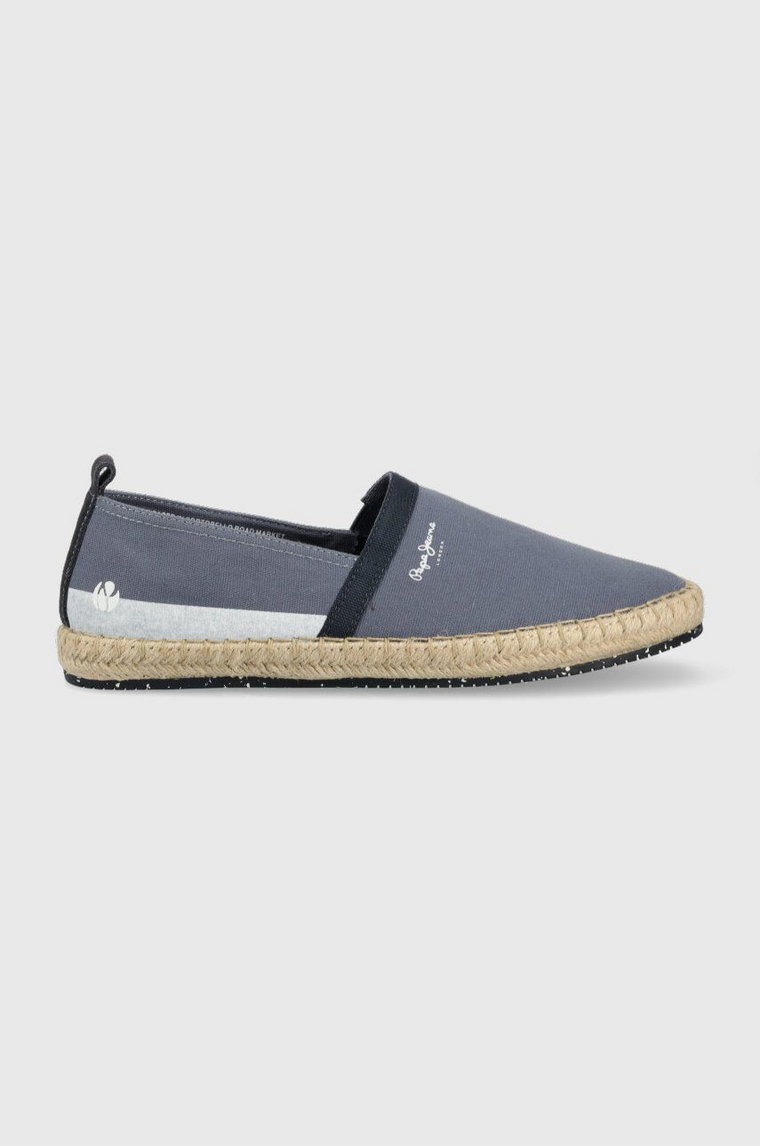 Pepe Jeans espadryle TOURIST kolor granatowy PMS10312