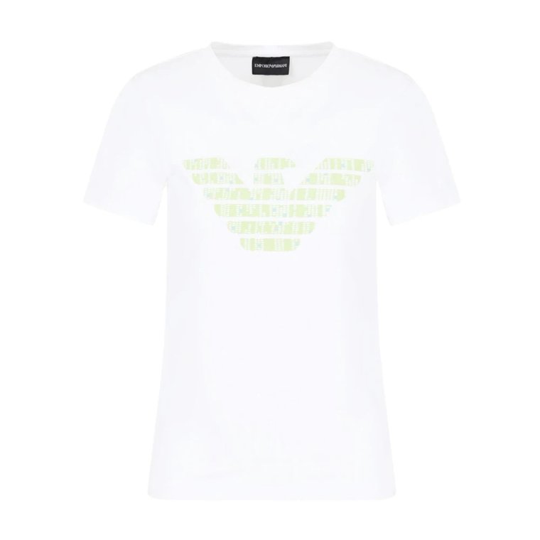 Logo Print Crew Neck T-shirty i Pola Emporio Armani