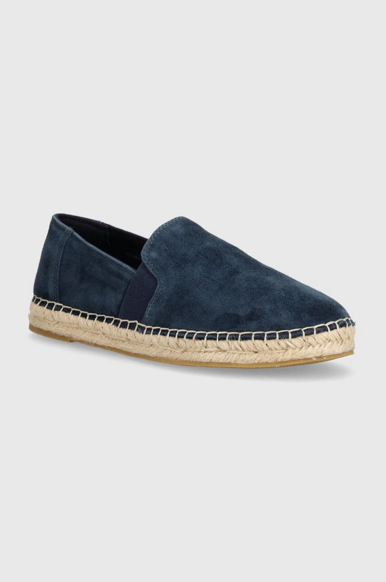 Marc O'Polo espadryle zamszowe kolor granatowy 40328333802305 NN1M3010