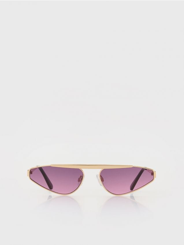 Reserved - Okulary przeciwsłoneczne - fioletowy