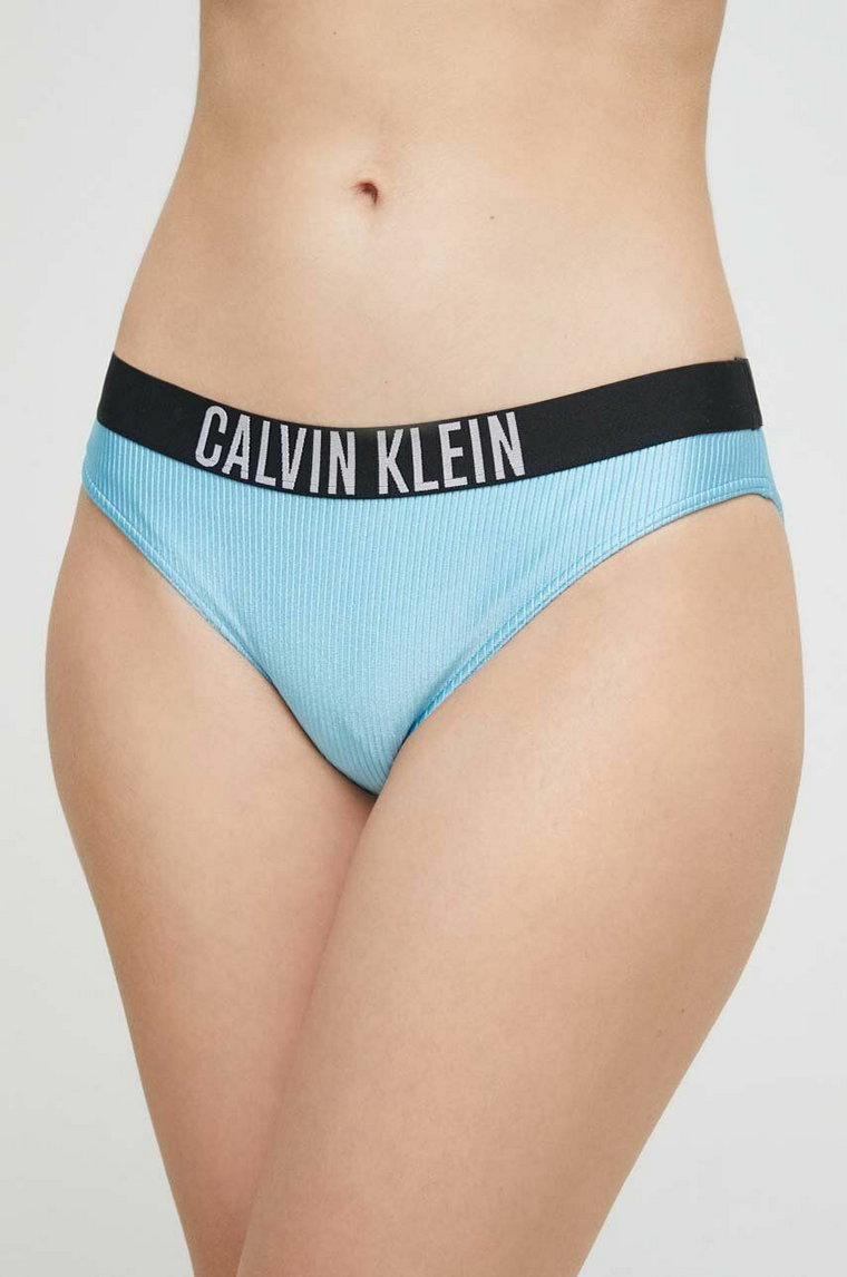 Calvin Klein figi kąpielowe kolor niebieski