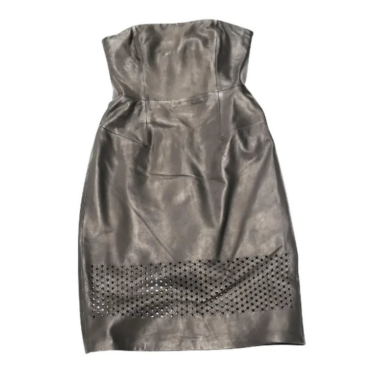 Pre-owned Leather dresses Alexander Wang Pre-owned