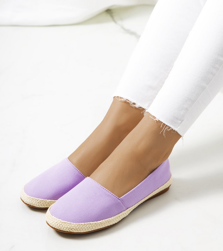 Fioletowe espadryle damskie Lyndsey