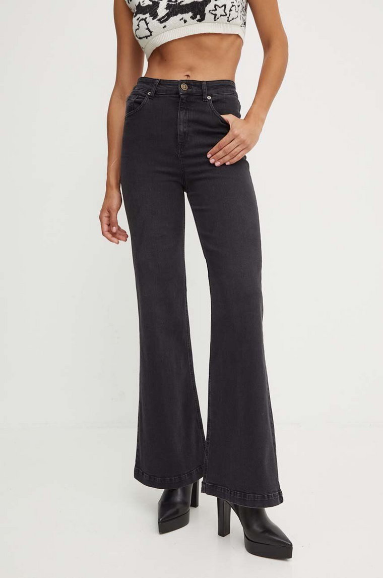 Twinset jeansy damskie high waist 242TP2590