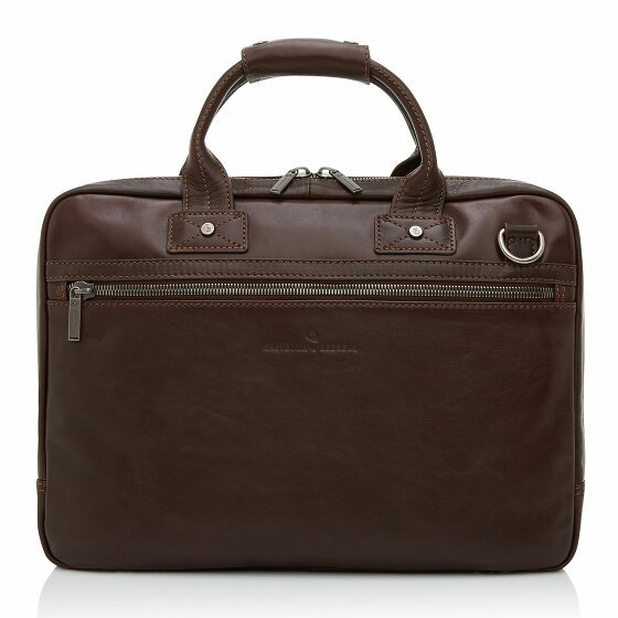 Castelijn & Beerens Firenze Briefcase RFID Leather 40 cm Komora na laptopa mocca