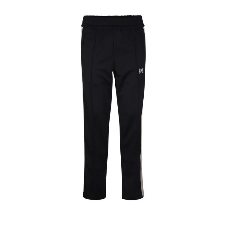 Monogram Track Pants Ulepsz Nowoczesnego Mężczyznę Palm Angels