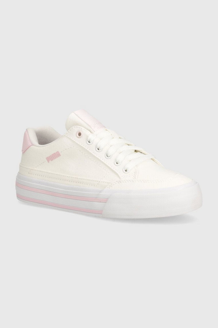 Puma tenisówki Court Classic Vulc damskie kolor beżowy 395020