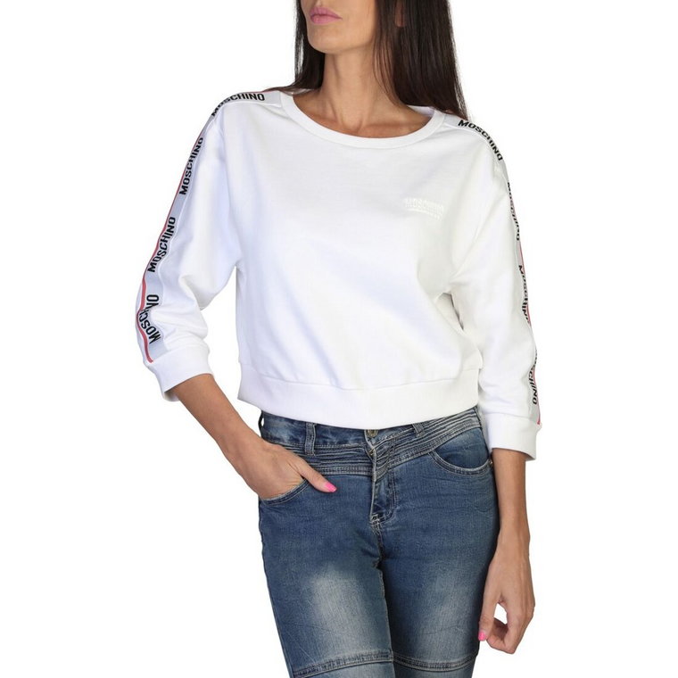 Bluza marki Moschino model A1786-4409 kolor Biały. Odzież damska. Sezon: Wiosna/Lato