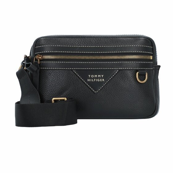 Tommy Hilfiger TH Premium Torba na ramię Skórzany 24 cm black