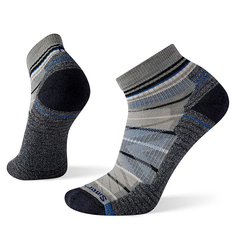 Męskie skarpety trekkingowe Smartwool Hike Light Cushion Pattern Ankle Socks lunar grey - 38-41