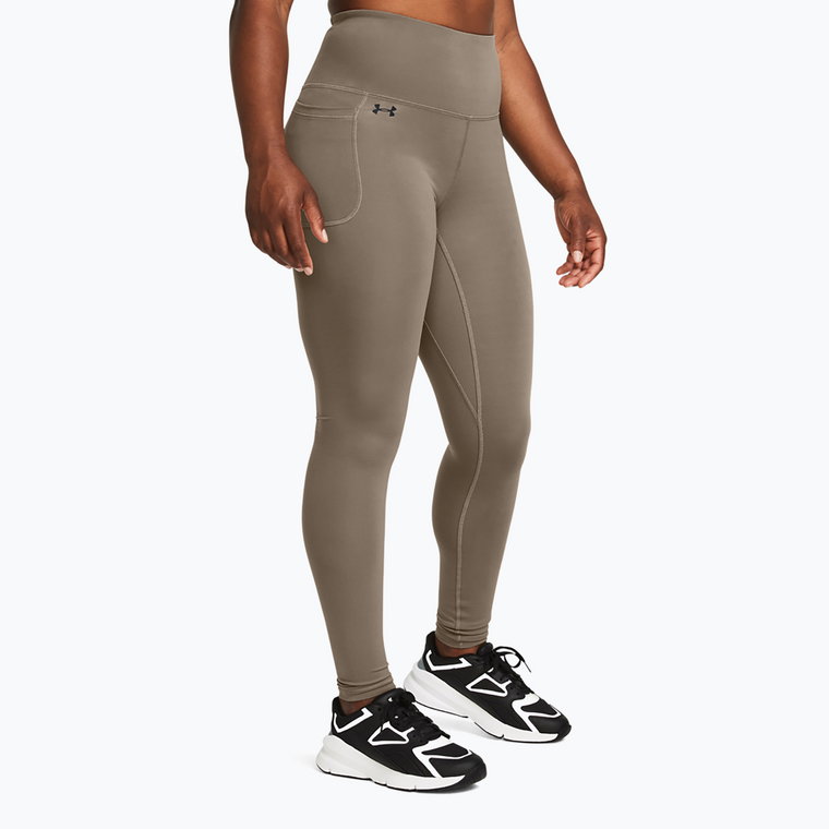 Legginsy damskie Under Armour Motion taupe dusk/black