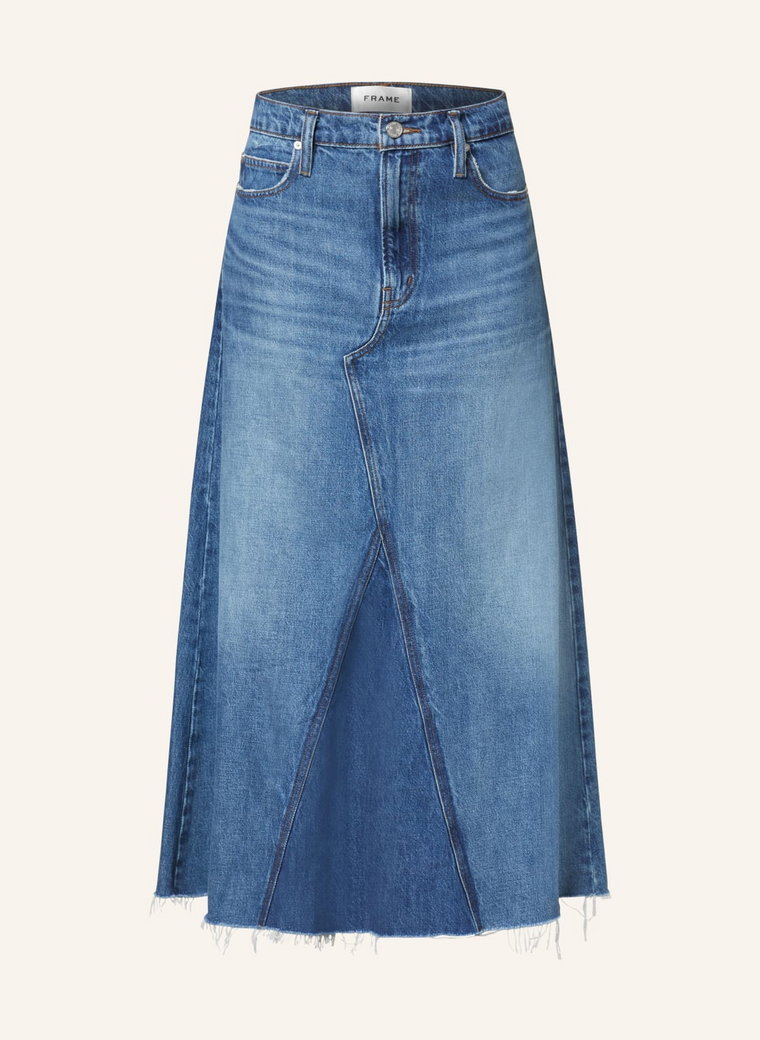 Frame Spódnica Jeansowa The Dorothy Skirt blau