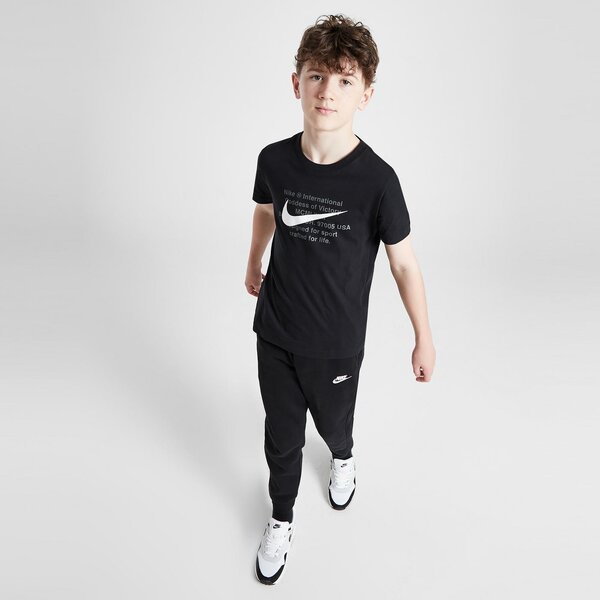 NIKE T-SHIRT SWSH 4 LIFE TEE BLK/GRY B