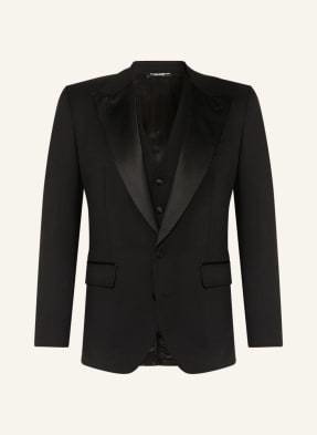 Dolce & Gabbana Garnitur Extra Slim Fit Z Lampasami schwarz