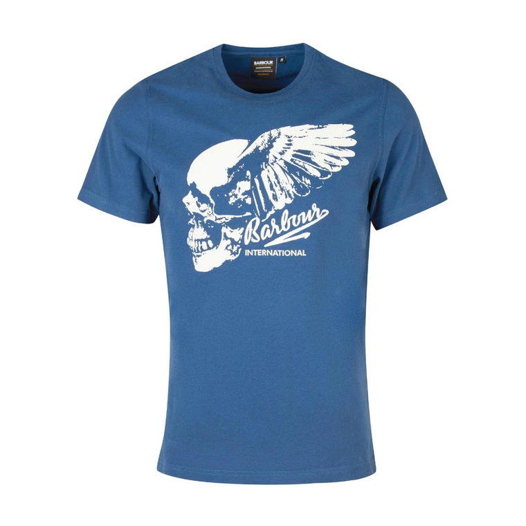 Vantage Graphic-Print T-Shirt Blue-M Barbour