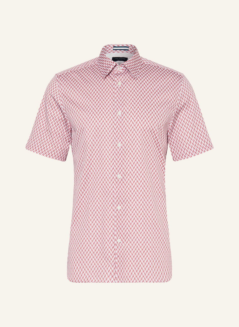 Ted Baker Koszula Z Krótkim Rękawem Lacesho Slim Fit Z Dżerseju rosa