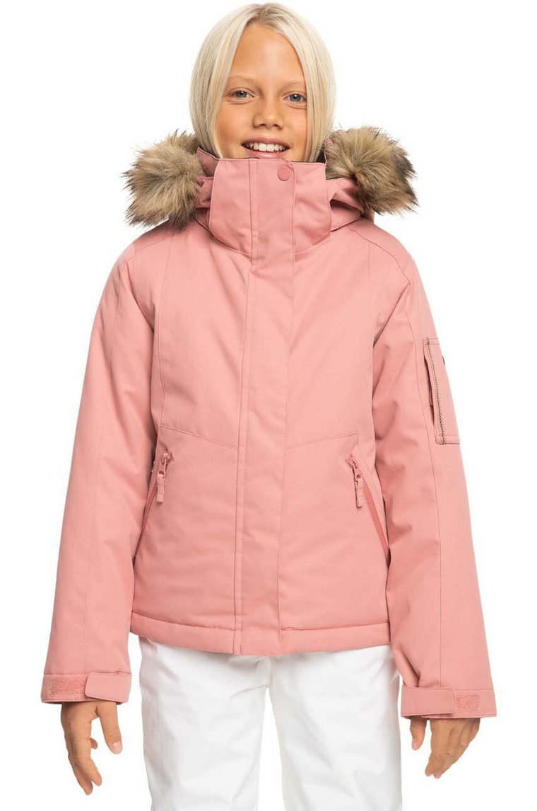 Roxy kurtka narciarska dziecięca MEADE GIRL JK SNJT kolor pomarańczowy