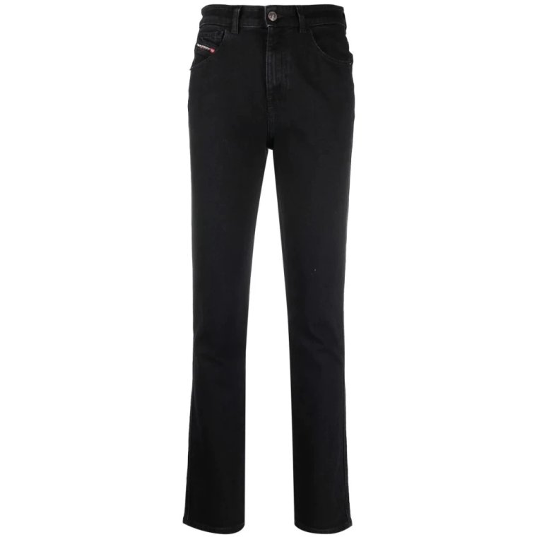 Casual Skinny Jeans w Czarnym Diesel