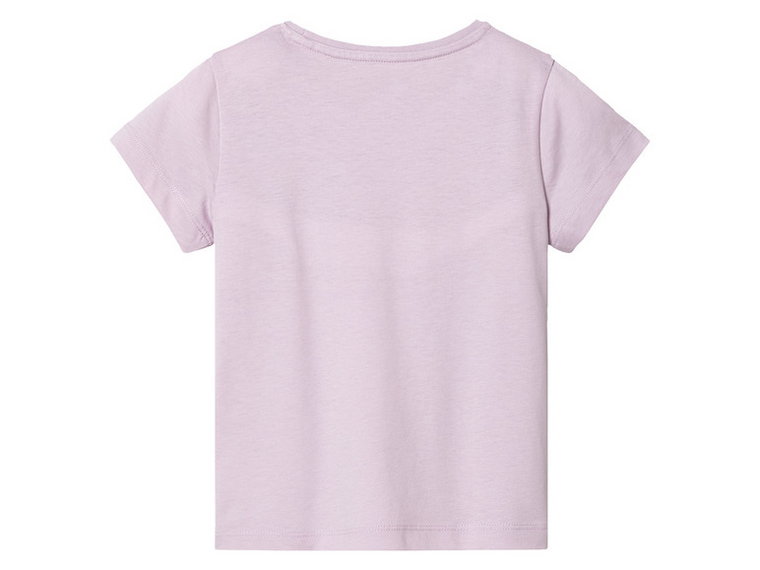 lupilu T-shirt dziewczęcy z bawełną (98/104, Fioletowy)