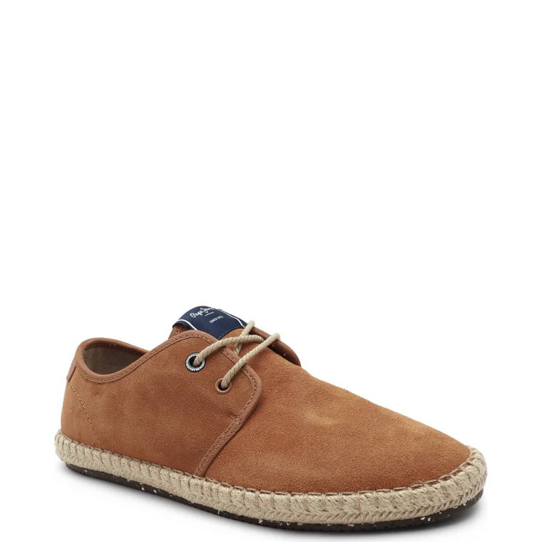 Pepe Jeans London Skórzane espadryle TOURIST CLAIC