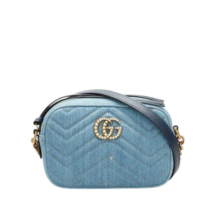 Pre-owned Denim gucci-bags Gucci Vintage