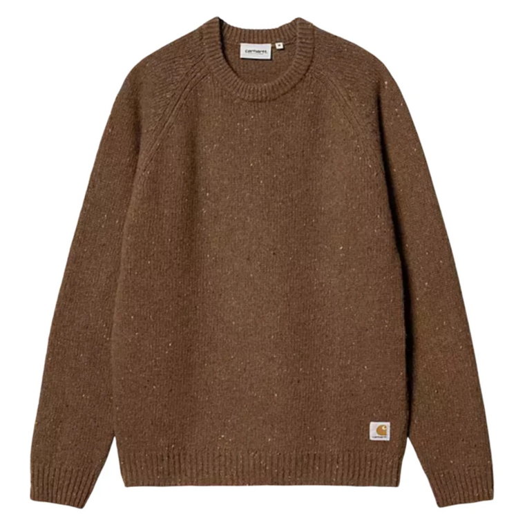 Speckled Tamarind Anglistic Sweater Carhartt Wip
