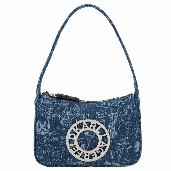 Karl Lagerfeld Disk Torba na ramię 23.5 cm denim