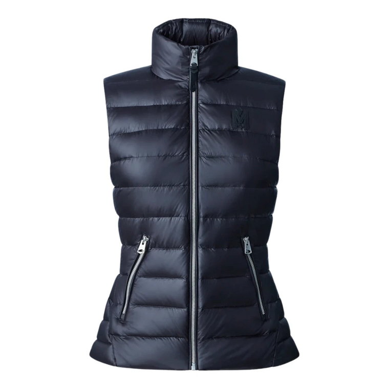 Czarne Bodywarmers Mackage