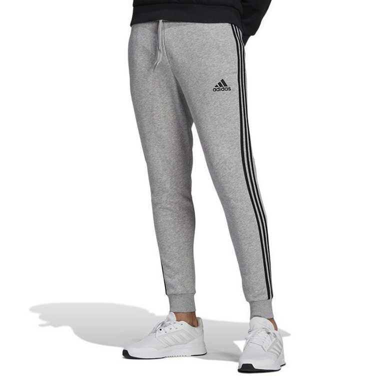 Spodnie adidas Essentials Slim 3-Stripes GM1091 - szare