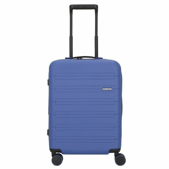 American Tourister Novastream 4 kółka Walizka kabinowy 55 cm z plisą rozprężną navy blue