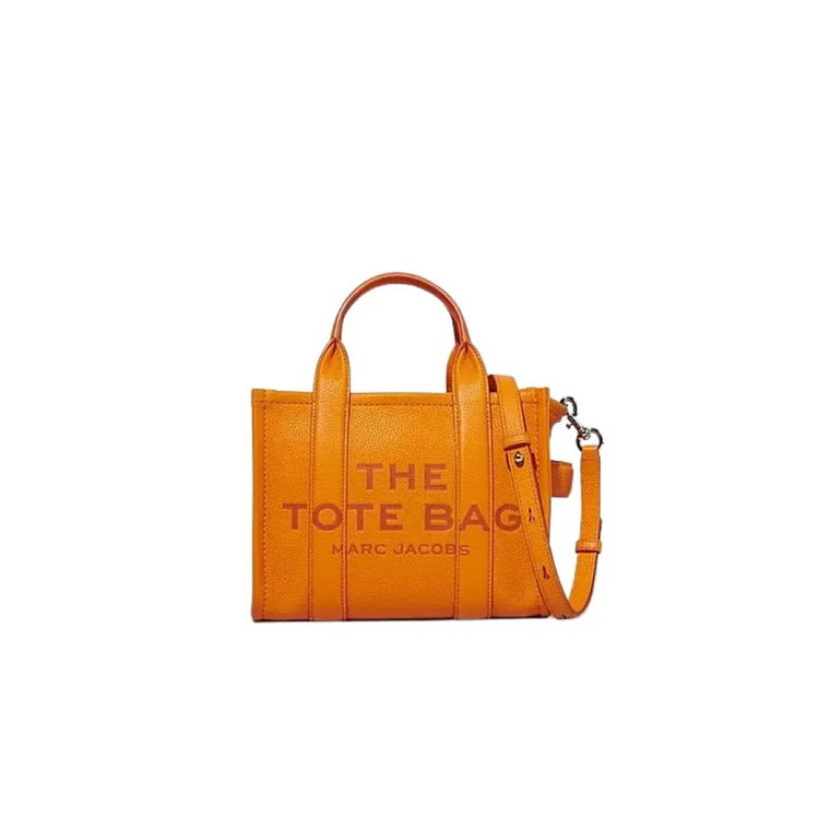 Skórzana Mini Torba Tote - Pomarańczowa Marc Jacobs